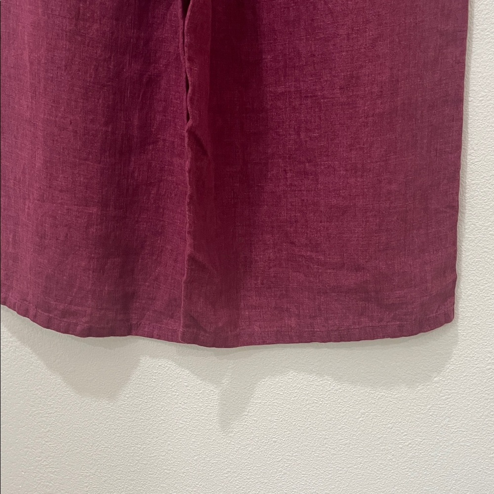Eileen Fisher Delave Wide-Leg Linen Pant - Picture 8 of 10